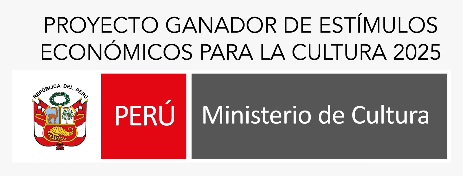 Proyecto ganador de los Estímulos Económicos para la Cultura 2025 del Ministerio de Cultura del Perú
